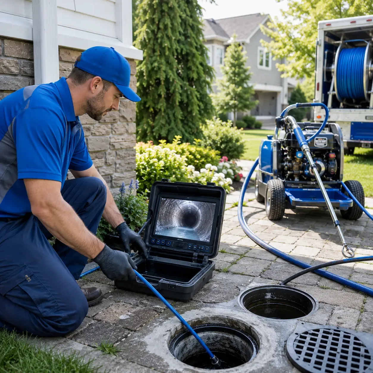 Outdoor drain cleaning professionals serving West Liberty, IA