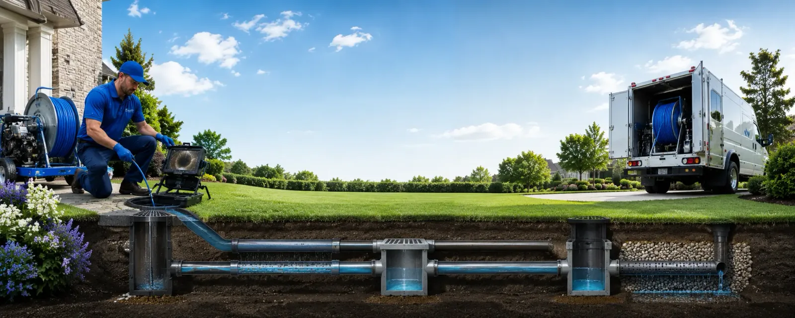 Outdoor drain cleaning information for West Liberty, IA